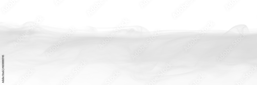 Fototapeta premium Translucent white mist vapor flow effect transparent PNG, isolated background cutout