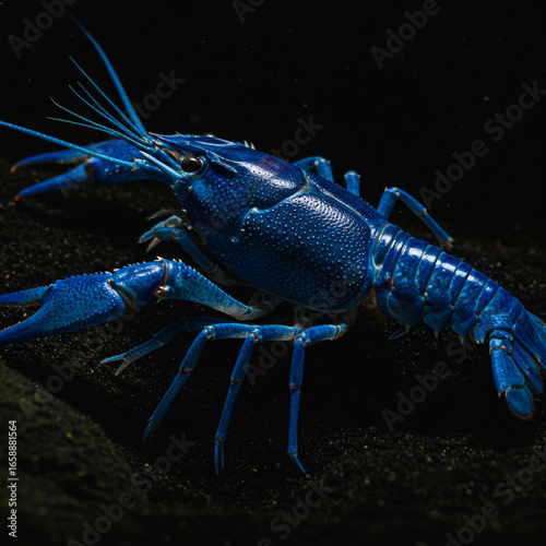 Blue Crawfish Animals