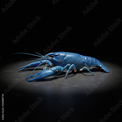Blue Crawfish Animals