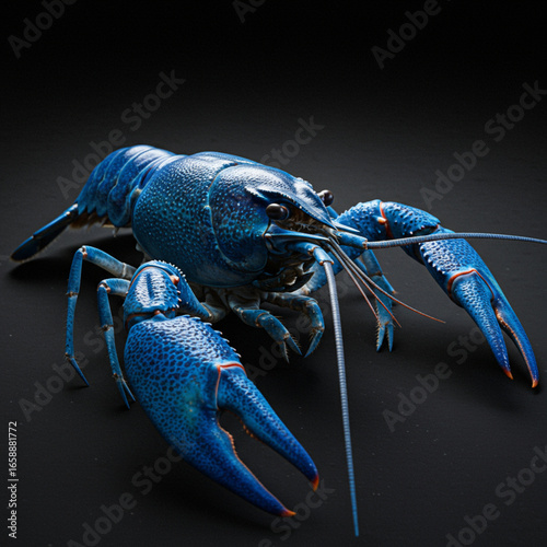 Blue Crawfish Animals