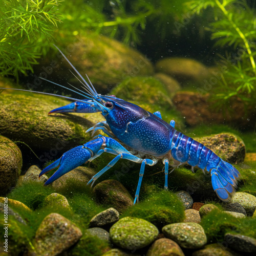 Blue Crawfish Animals