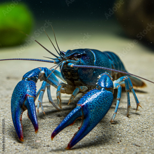 Blue Crawfish Animals