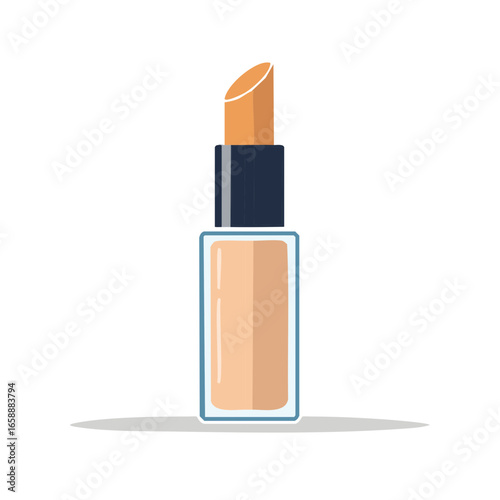 Cartoon style Concealer tube of stick cosmetic for facial imperfections