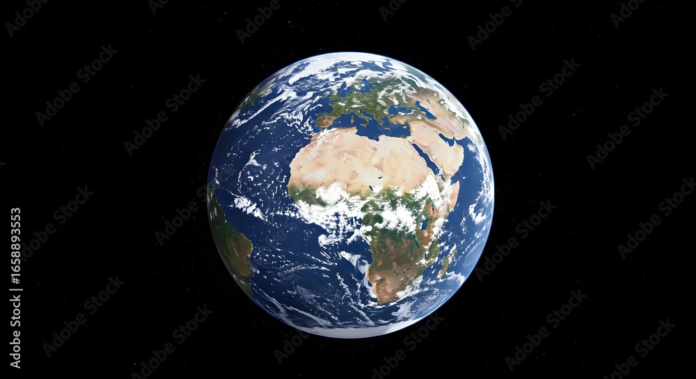 Naklejka premium Earth in space,