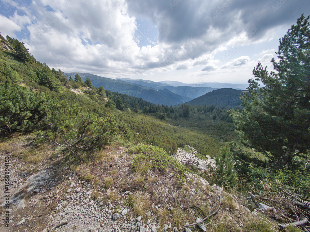 Obraz premium Rila mountain near Granchar Lake, Bulgaria