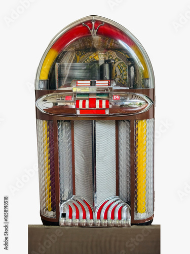 Vintage Retro Music Jukebox Machine