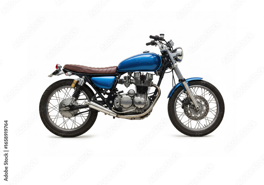 Fototapeta premium Motorcycle isolated on white background