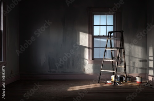 Empty room under renovation