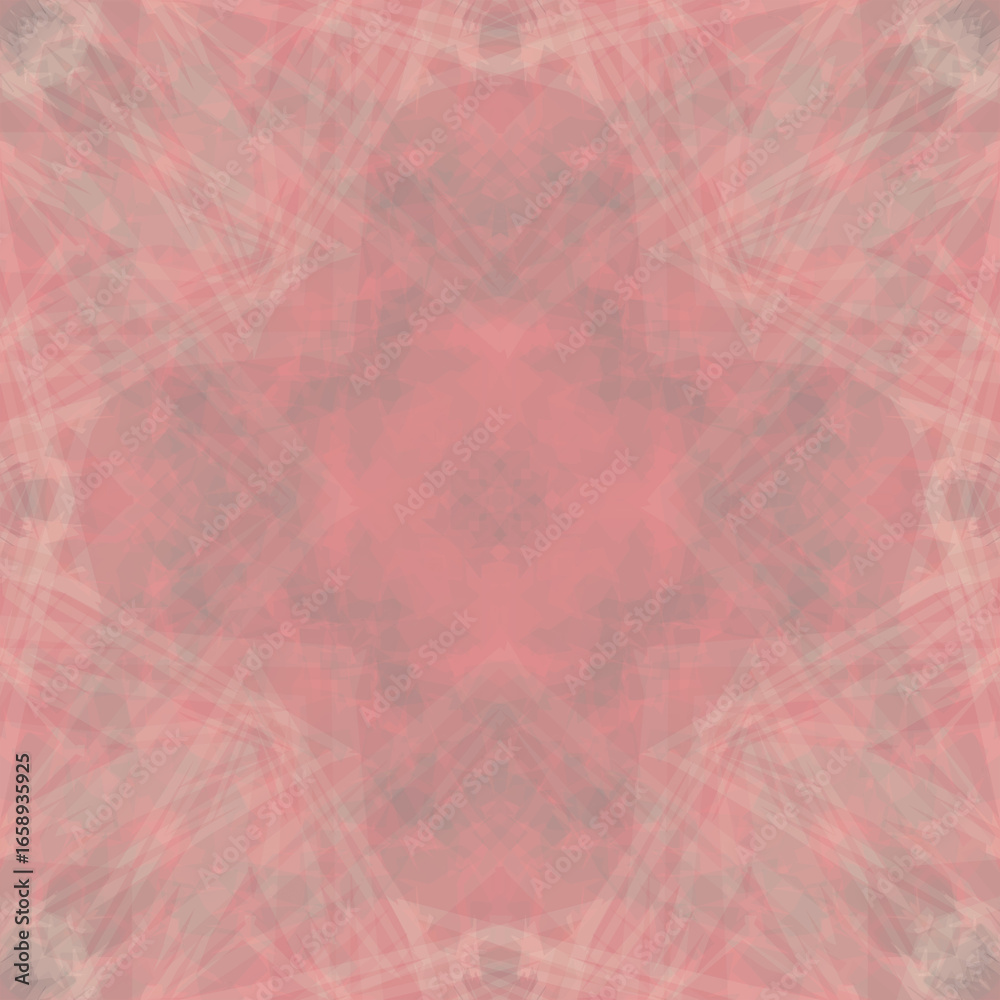 Fototapeta premium Seamless soft red abstract pattern with delicate symmetrical lines and textured grunge effect. Modern artistic background ideal for wallpaper, fabric, digital paper, packaging, branding, decor design.