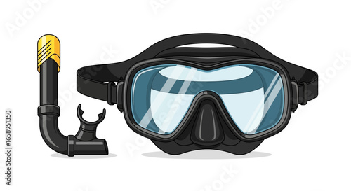 Underwater Exploration Gear: Dive Mask and Snorkel for Aquatic Adventures and Exploration