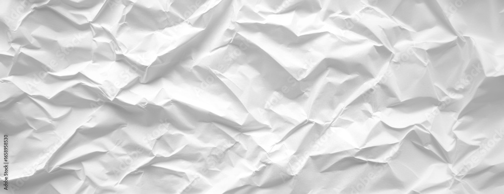 Fototapeta premium PNG White paper texture background crumpled surface design.