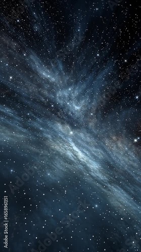 Vast 1970s space opera starfield.