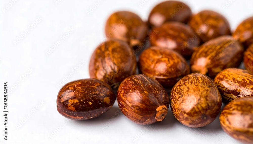 Obraz premium Close-up of many brown seeds (1)