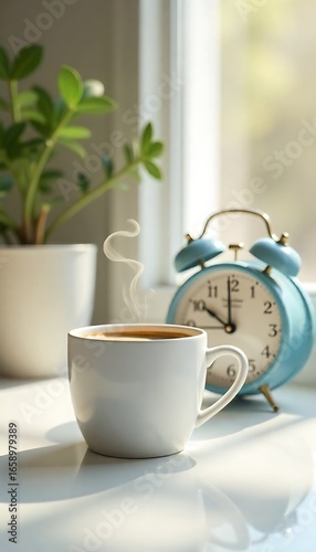 Generative AI: A Serene Morning Coffee Moment, Evoked