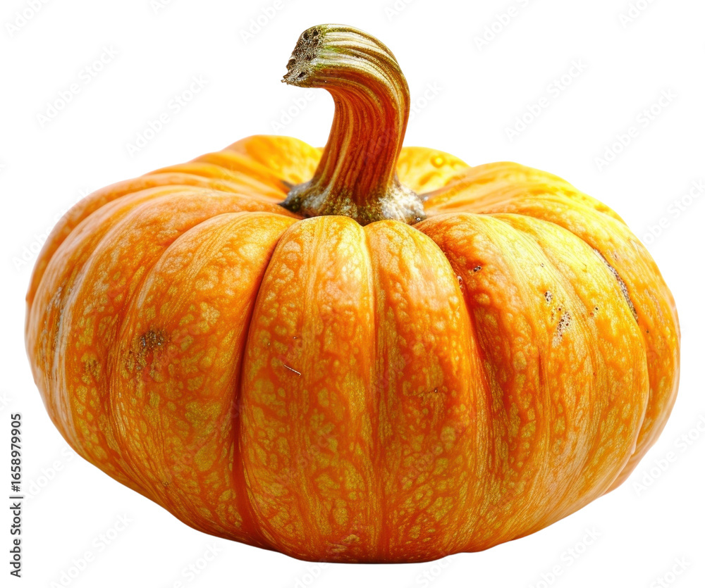 Fototapeta premium PNG Pumpkin vegetable squash plant.