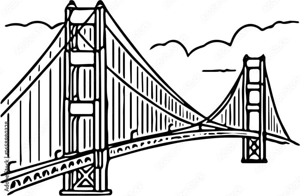 Fototapeta premium golden gate bridge san francisco