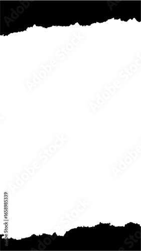 burnt paper background, Abstract grunge frame of torn paper, ripped texture background with empty space.