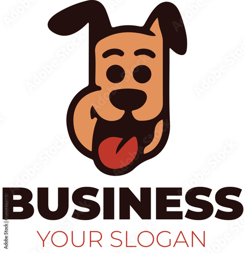 Alphabet D and Dog logo