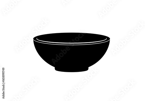 ceramic bowl isolated on white
