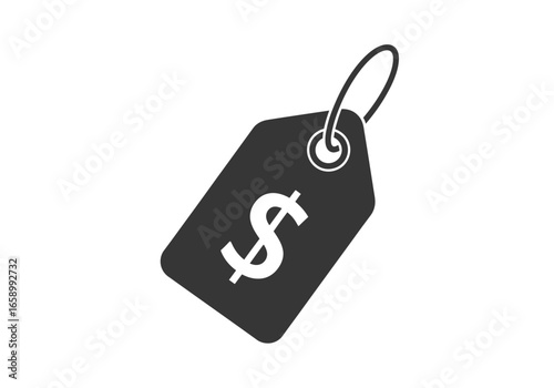 Price tag icon with a dollar sign.