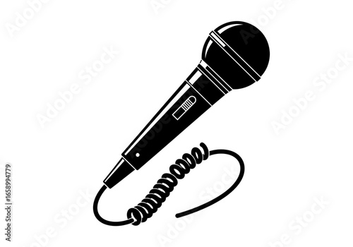 microphone vector illustration
