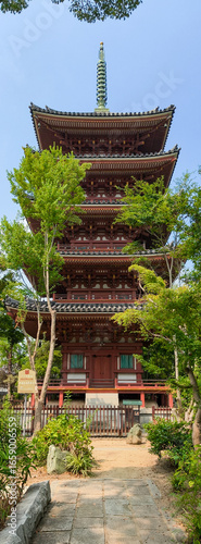 Shido-ji Buddhist Temple (志度寺), the 86th stop on the Shikoku 88 Temple Pilgrimage. 