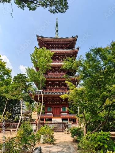 Shido-ji Buddhist Temple (志度寺), the 86th stop on the Shikoku 88 Temple Pilgrimage. 