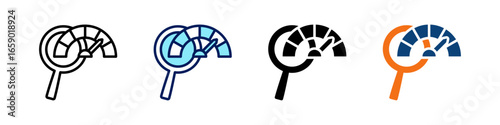 Performance Analysis All In One Icon Multi Styles Vector Set