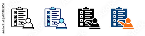 Calibration Session All In One Icon Multi Styles Vector Set