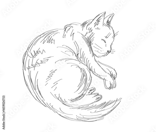sleeping-cat-grey