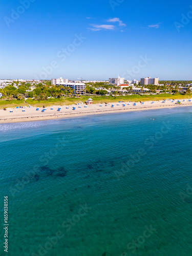 Beautiful photo of Delray Beach Florida summer day