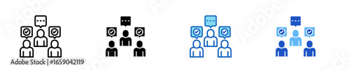 Interpersonal Skills  Icon Set Multiple Style Collection
