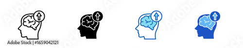 Growth Mindset  Icon Set Multiple Style Collection
