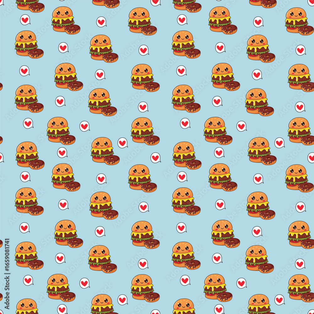 Obraz premium Cevahir Ji-min seamless geometric pattern