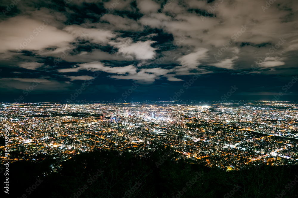 Obraz premium 北海道の展望台