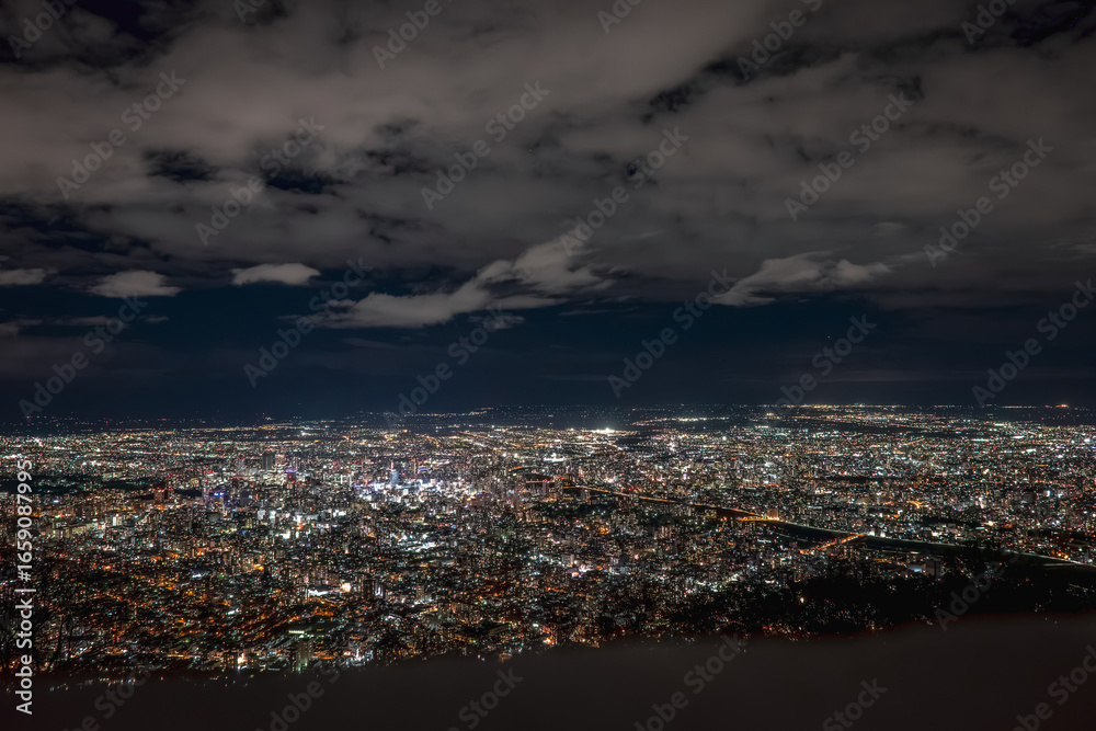 Naklejka premium 北海道の展望台