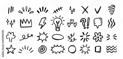 Expression sign hand drawn do...