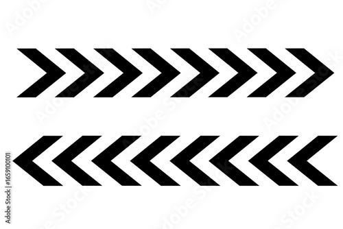 Arrow icon. Set black arrow symbols. Mixed effect. Linear arrow vector isolated on white background. Linear direction icon