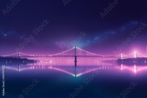bridge at night