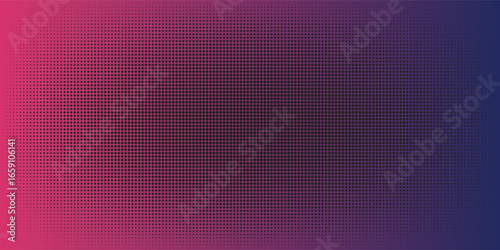 Colorful Pixelated Halftone Pattern with Vibrant Gradient Hues