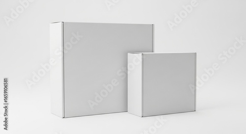 Blank Cardboard Box Mockup A Versatile Template for Packaging Design and Branding