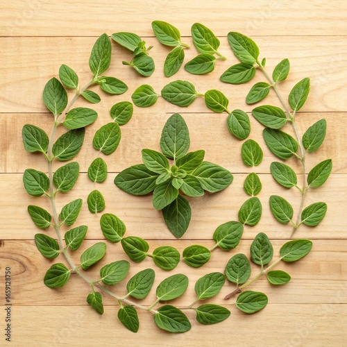 fresh oregano leaves