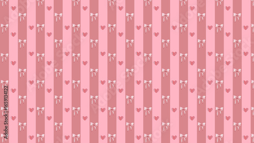 Ribbon Retro Pink and Dusty Pink Bancground