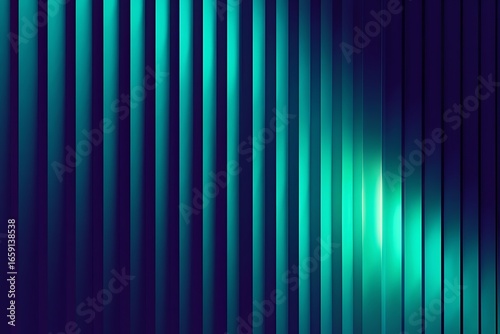 Abstract Modern Background with Teal and Blue Vertical Stripes Perfect for Presentations and Website Design Needs