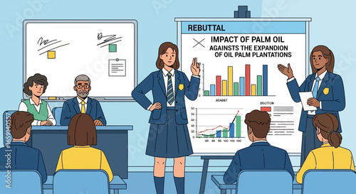 Debate presentation on the environmental impact of palm oil industry expansion