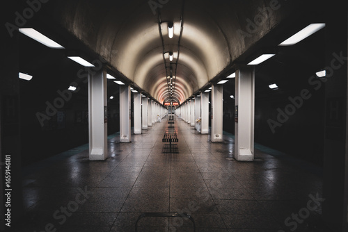Train Station at night 