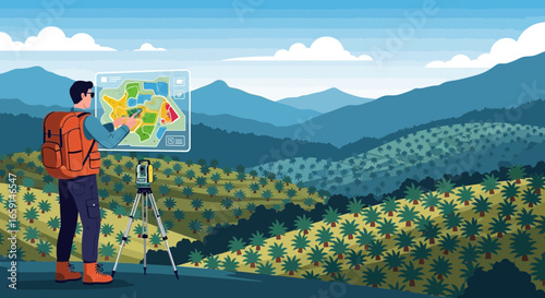 Futuristic agriculture: surveyor using augmented reality for precision farming