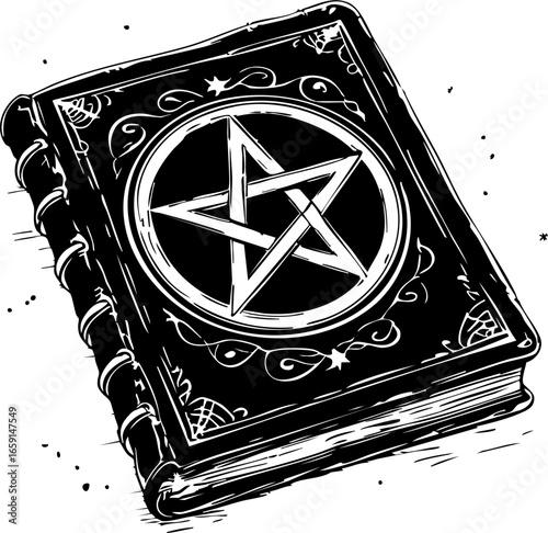 Exploring the mystique of occult texts ancient grimoire historical context book art dark atmosphere artistic perspective esoteric knowledge