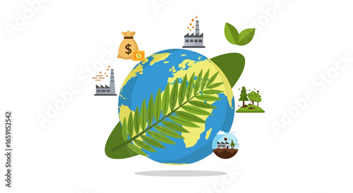 The Balance Between Economy, Industry, and Ecosystems for a Sustainable World