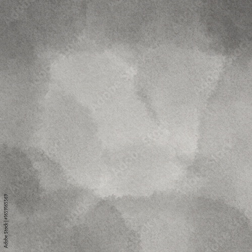 Gray Watercolor Wash Texture with Abstract Cloud Pattern